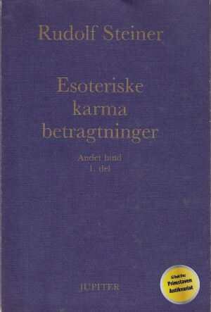 bokforside Esoteriske karmabetragtninger. Andet bind. 1. del