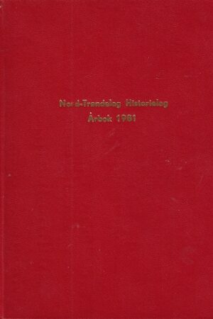 bokforside Nord Troendelag Historielag Aarbok 1981